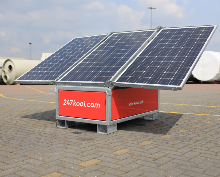 Solar Power Box Met Camera Unit Van Kooi